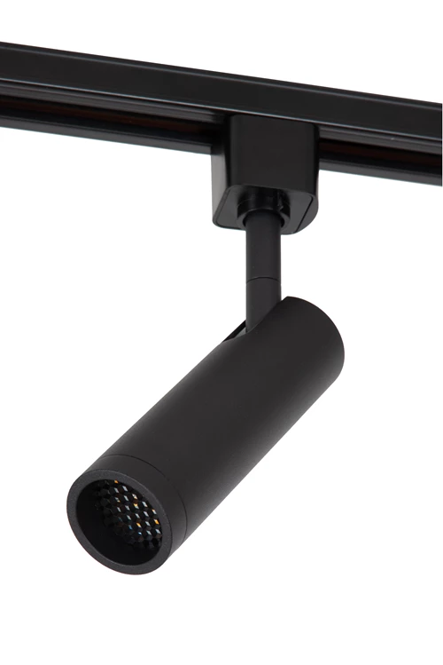 Lucide TRACK GRADO Foco de riel - Sistema de carril monofásico / Iluminación con rieles - 1xGU10(MR11) - Negro (Extensión) - apagado